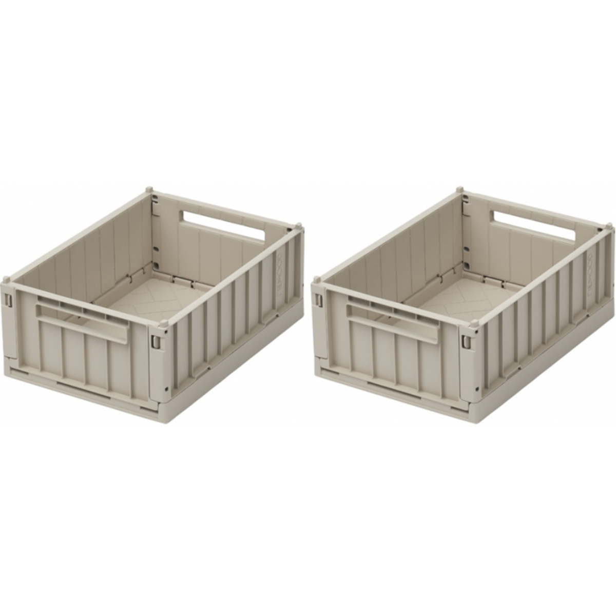 Lot de 2 caisses de rangement Weston S Sandy (Liewood) - Image 1