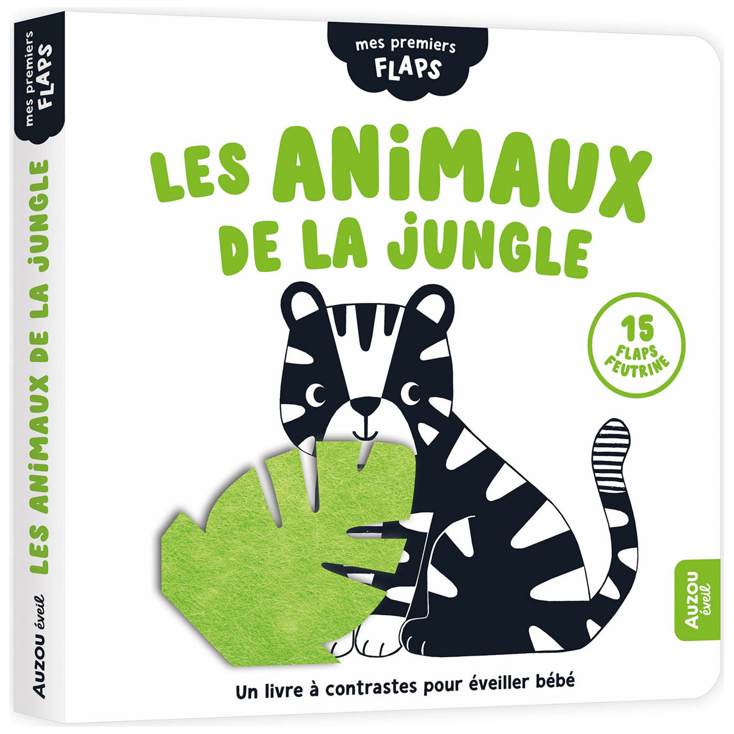Auzou Editions - Livre Mes premiers flaps Les animaux de la jungle