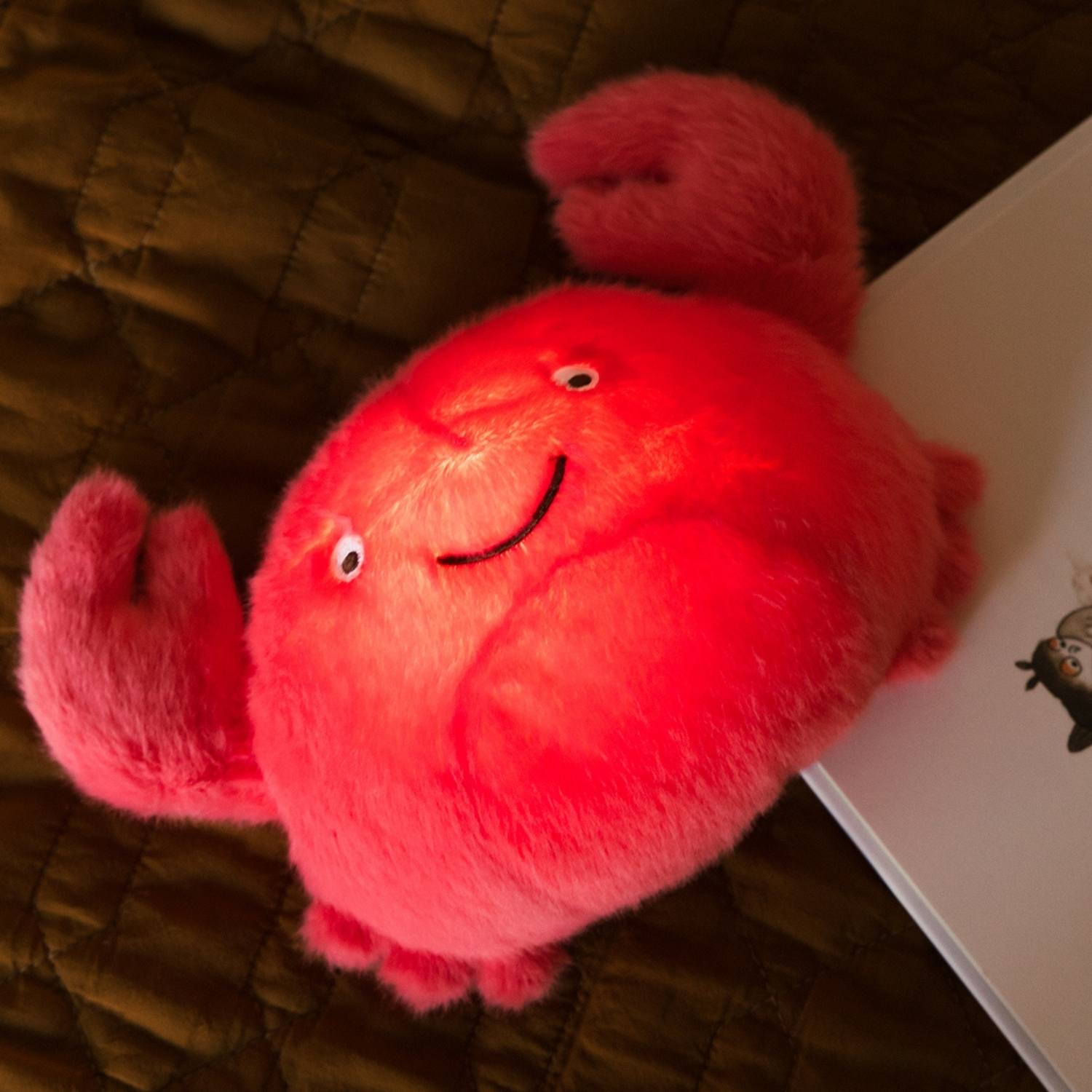 Atelier Pierre Junior - Peluche veilleuse Théo le crabe