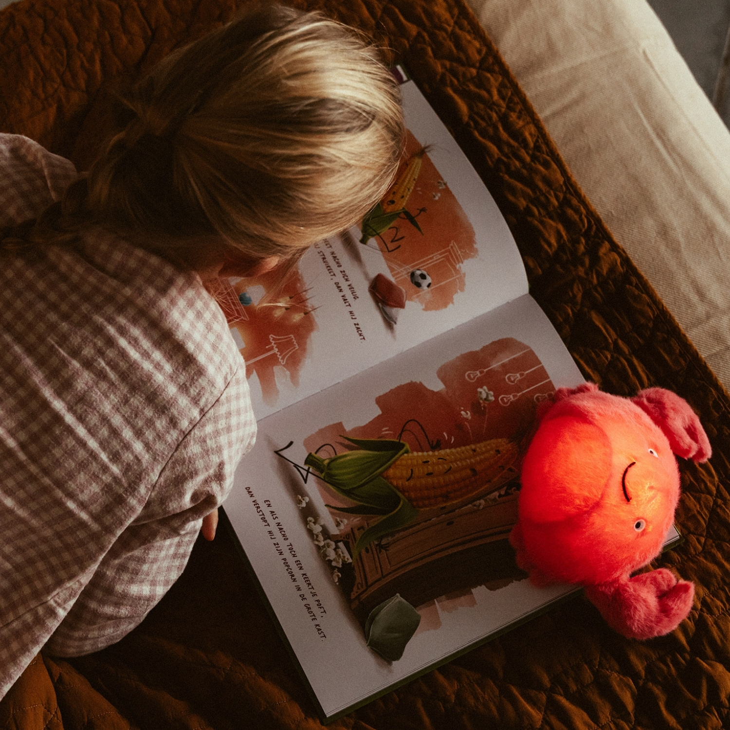 Peluche veilleuse Théo le crabe (Atelier Pierre Junior) - Image 4