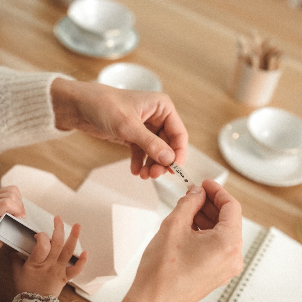 Collier Mon Petit Secret enfant personnalisable (argent rhodié) (Mon Petit Poids) - Image 2