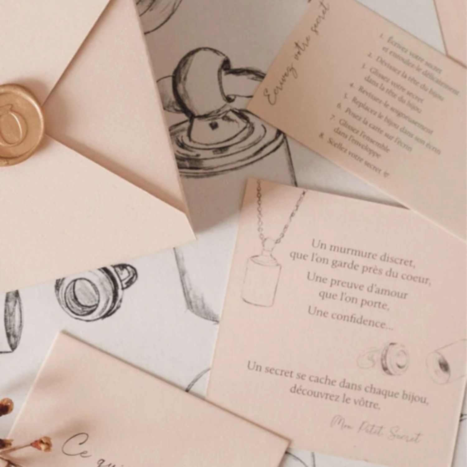 Collier Mon Petit Secret enfant personnalisable (argent rhodié) (Mon Petit Poids) - Image 7