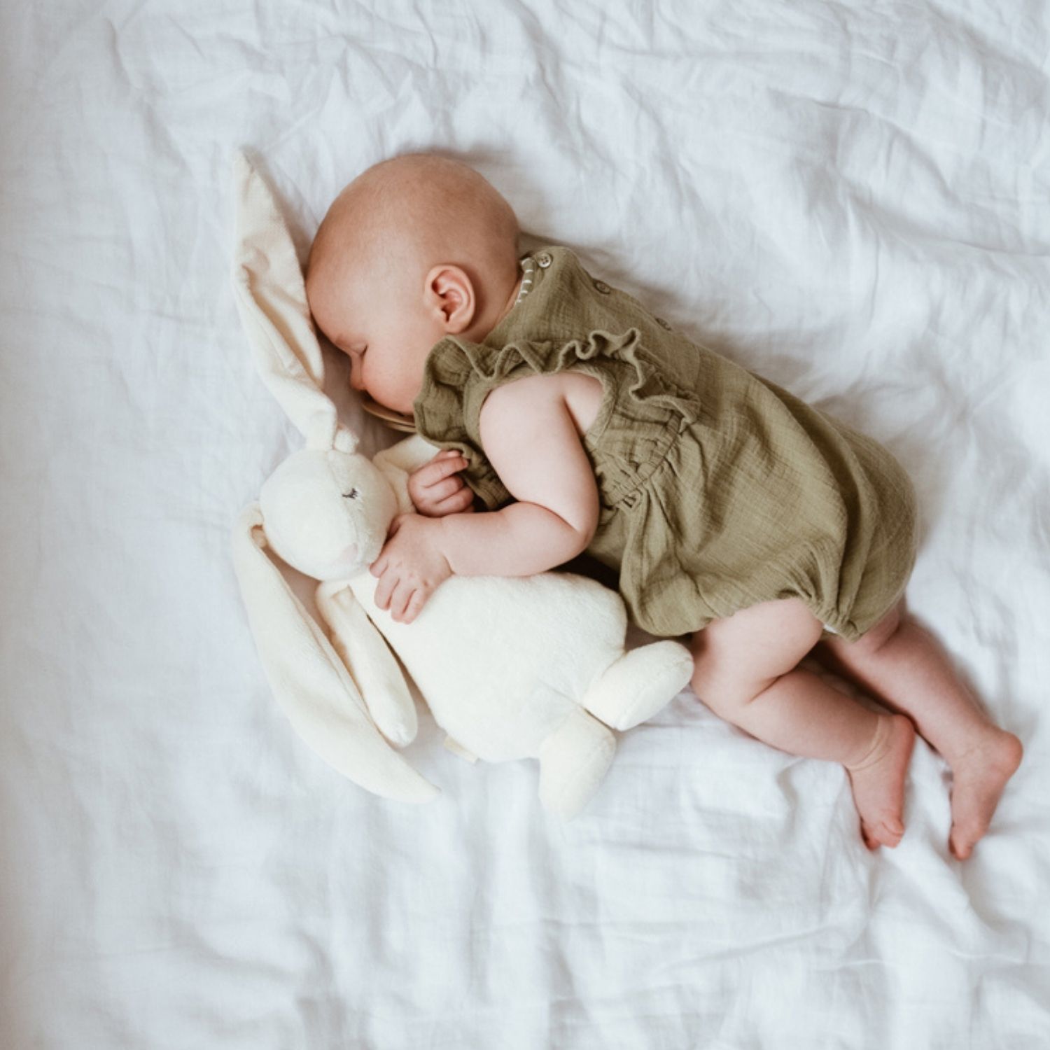 Peluche veilleuse lapin magique Cream 2.0 (Moonie) - Image 2