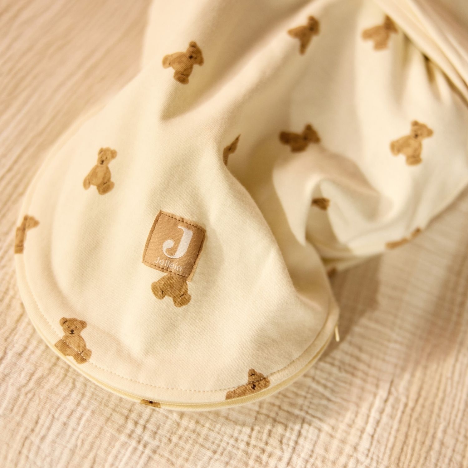 Couverture d'emmaillotage Mini Teddy Bear (0-3 mois) (Jollein) - Image 3