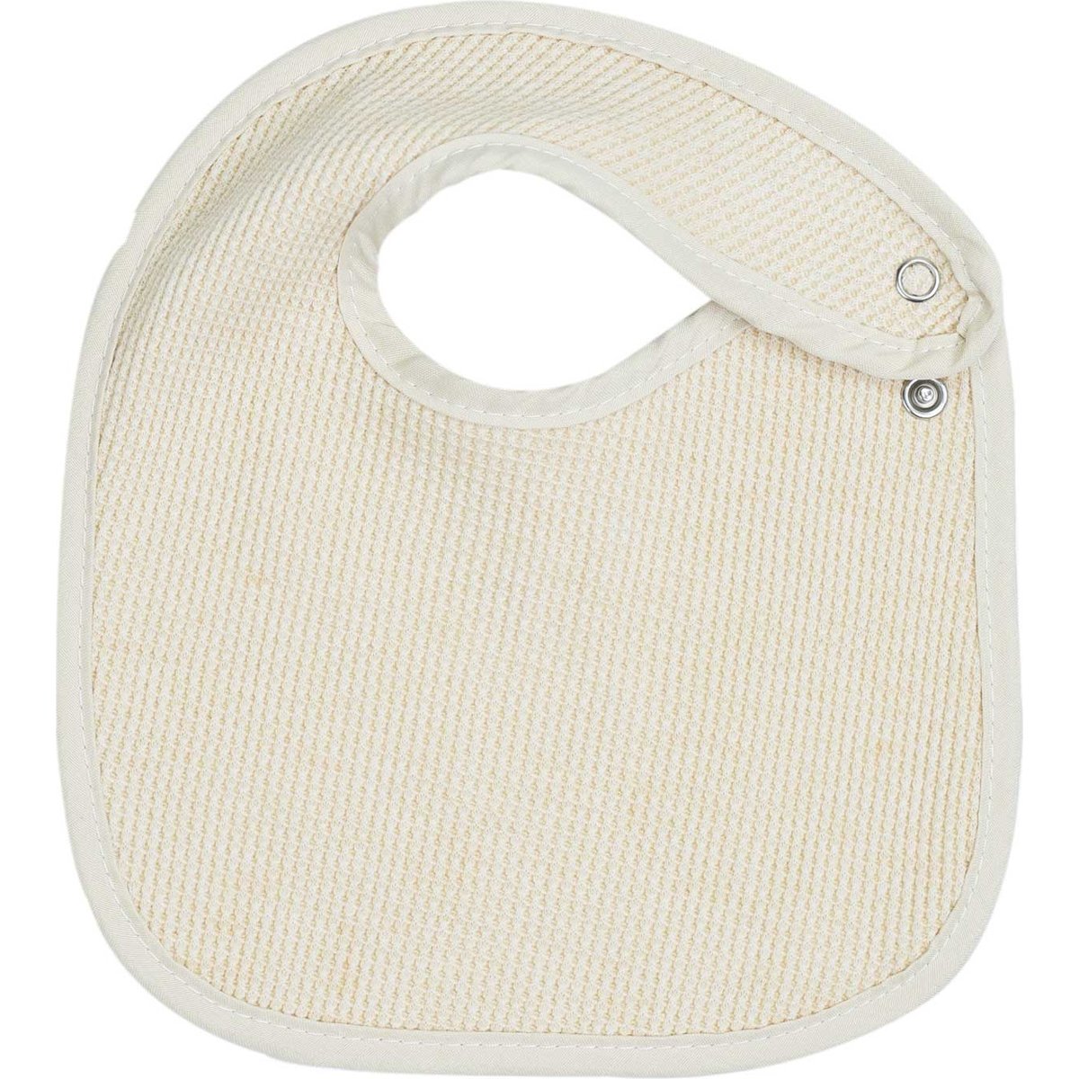 Lot de 6 bavoirs de naissance Nid d'abeille Beige-Choco (Trois Kilos Sept) - Image 3