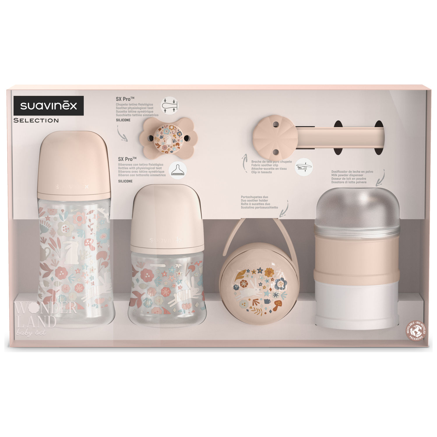 Coffret de naissance Welcome Baby Wonderland Rose (Suavinex) - Image 3