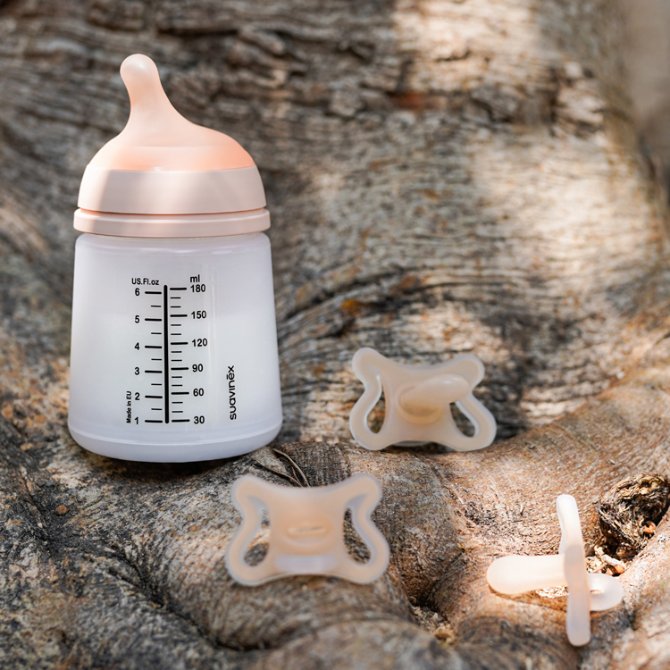 Coffret biberon Zéro Zéro 180 ml + 1 sucette symétrique SX PRO (Suavinex) - Image 7