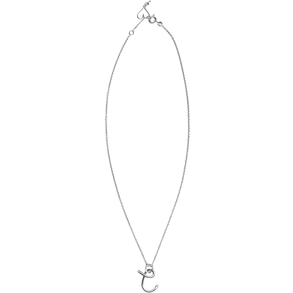 Padam Padam - Collier chaîne La petite majuscule argent (personnalisable)