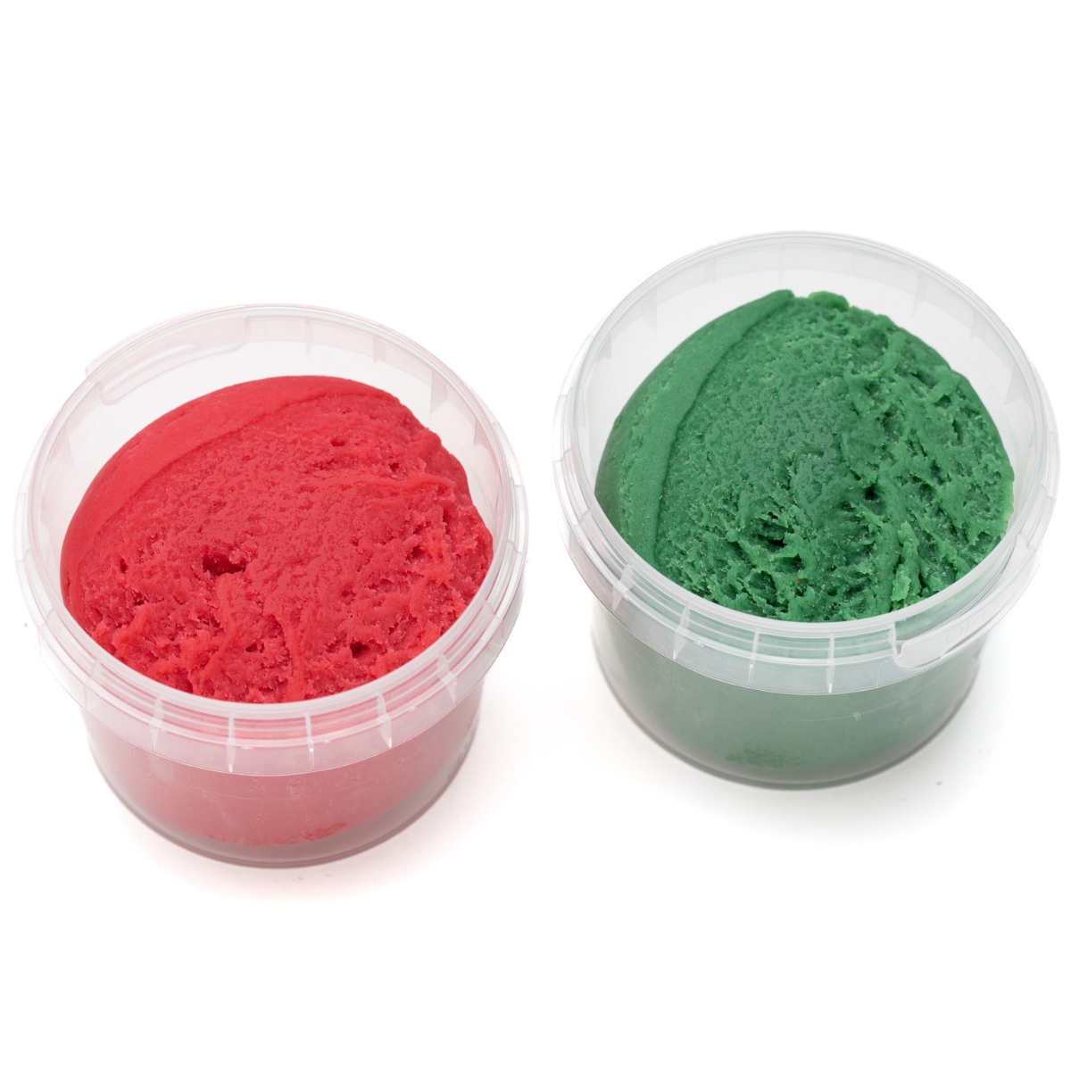 Neogrün - Coffret Suri 2 pots rouge + vert pâte à modeler naturelle et vegan