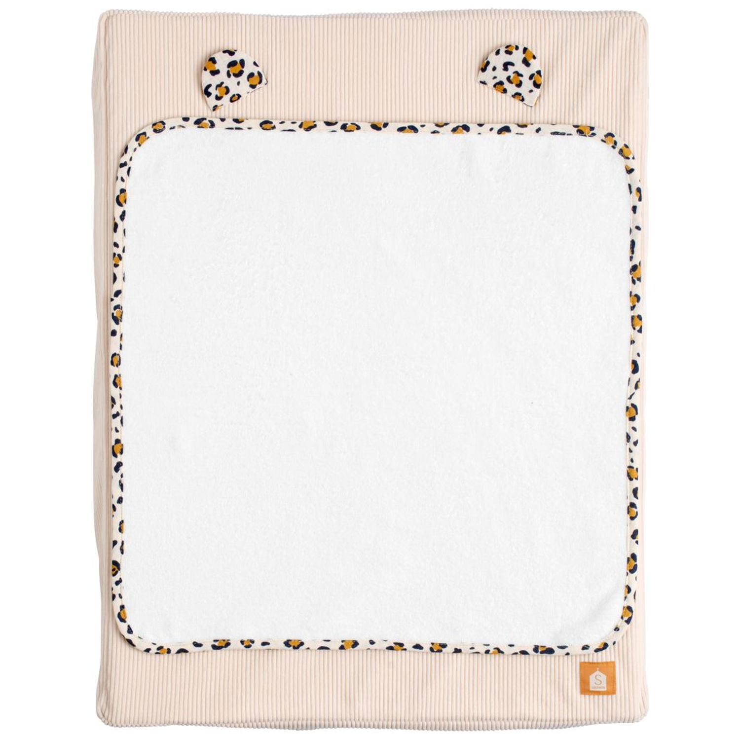 Sauthon - Matelas à langer + serviette Léopard (52 x 68 cm)