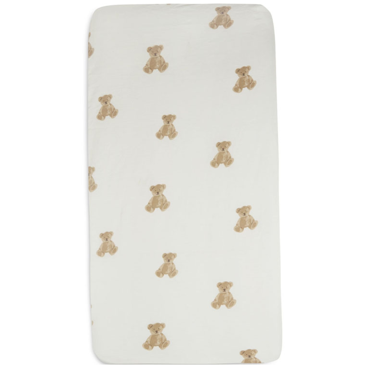 Drap housse en coton ours Teddy Bear (60 x 120 cm) (Jollein) - Image 2