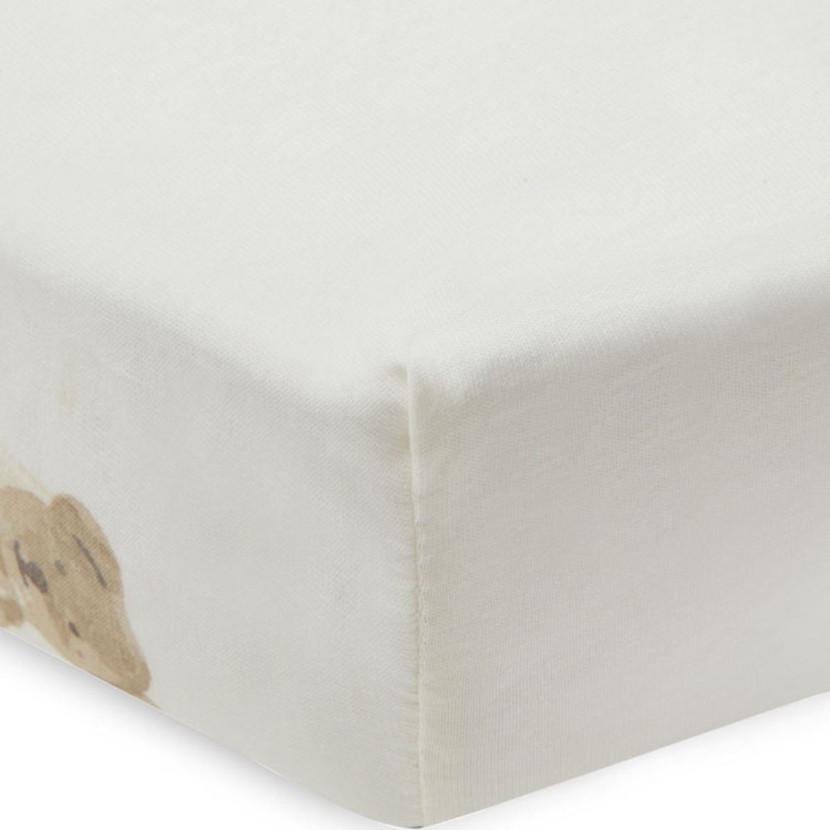 Drap housse en coton ours Teddy Bear (60 x 120 cm) (Jollein) - Image 3
