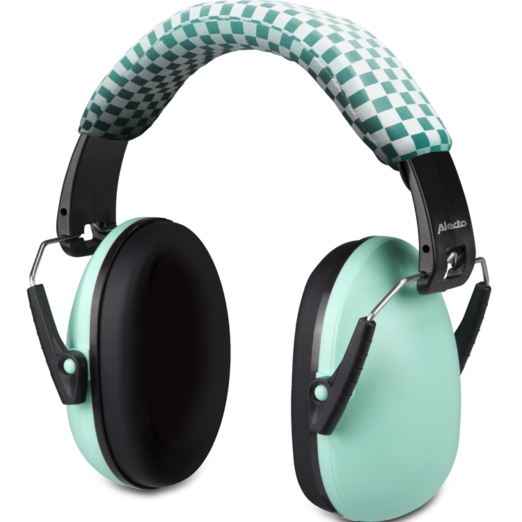 Casque anti bruit pour bébés et enfants vert