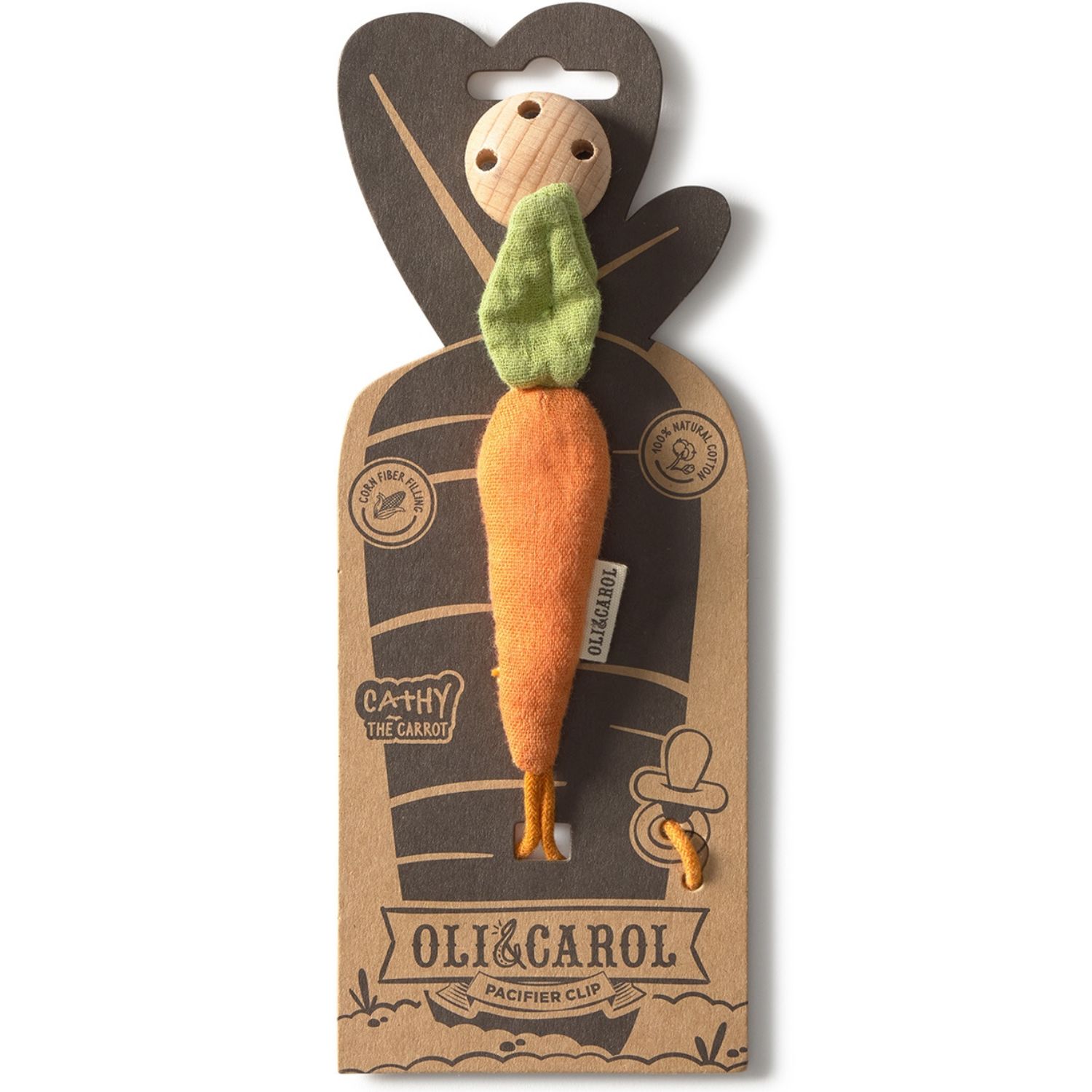 Attache-sucette Cathy The Carrot (Oli and Carol) - Image 5