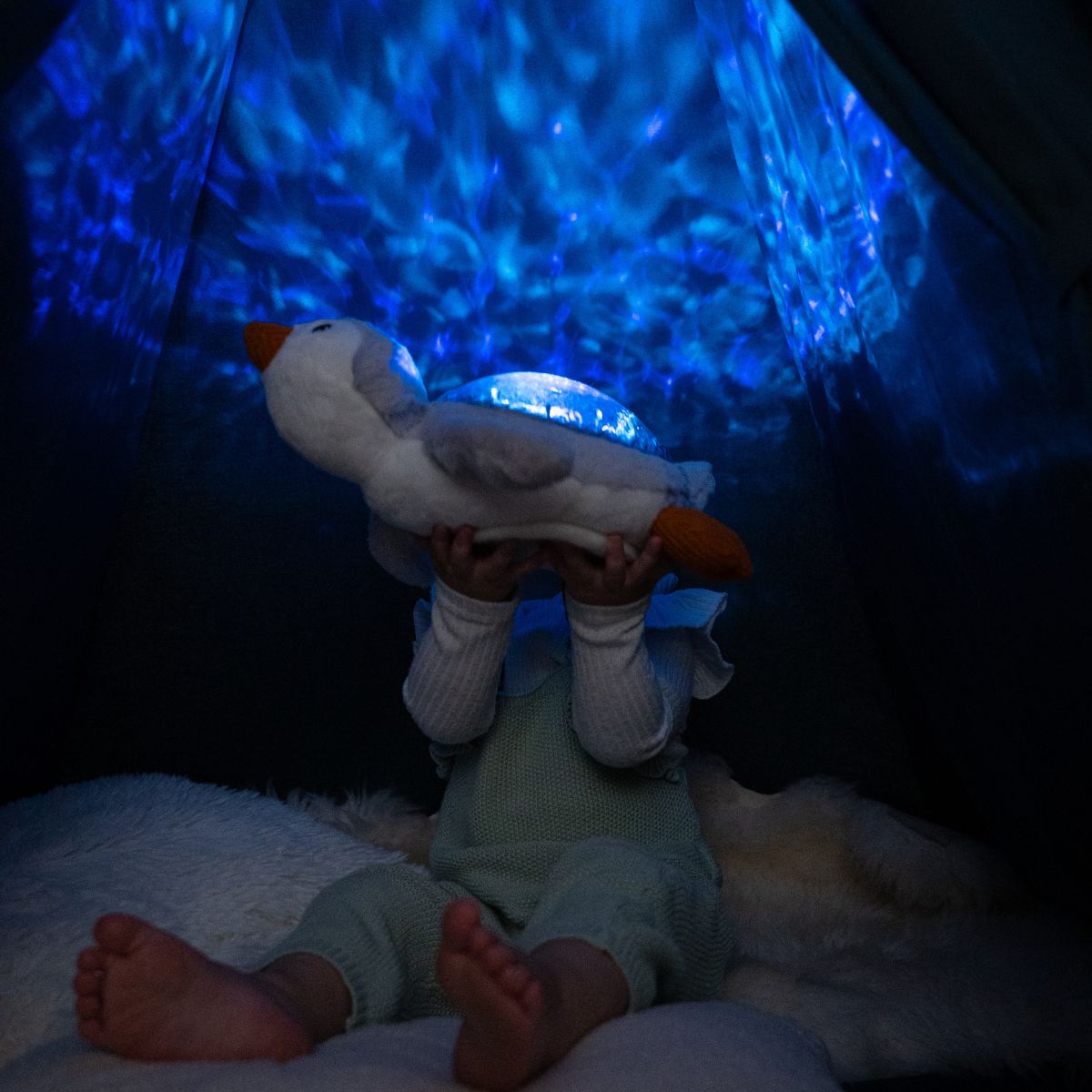Veilleuse peluche Tranquil Penguin (rechargeable) (Cloud B) - Image 4