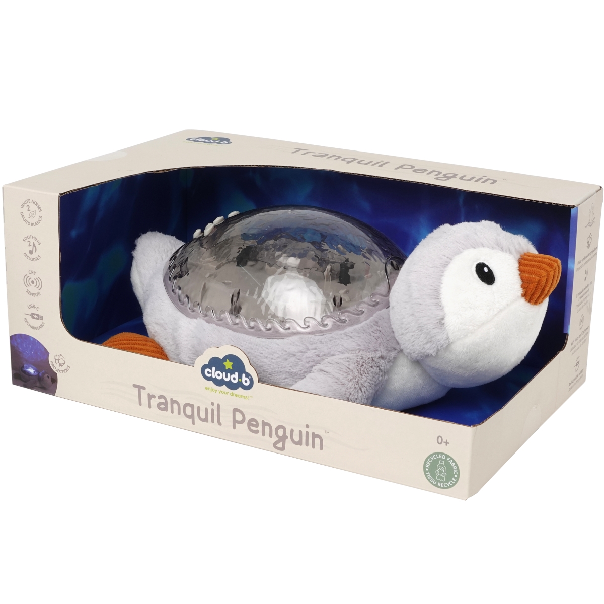 Veilleuse peluche Tranquil Penguin (rechargeable) (Cloud B) - Image 5