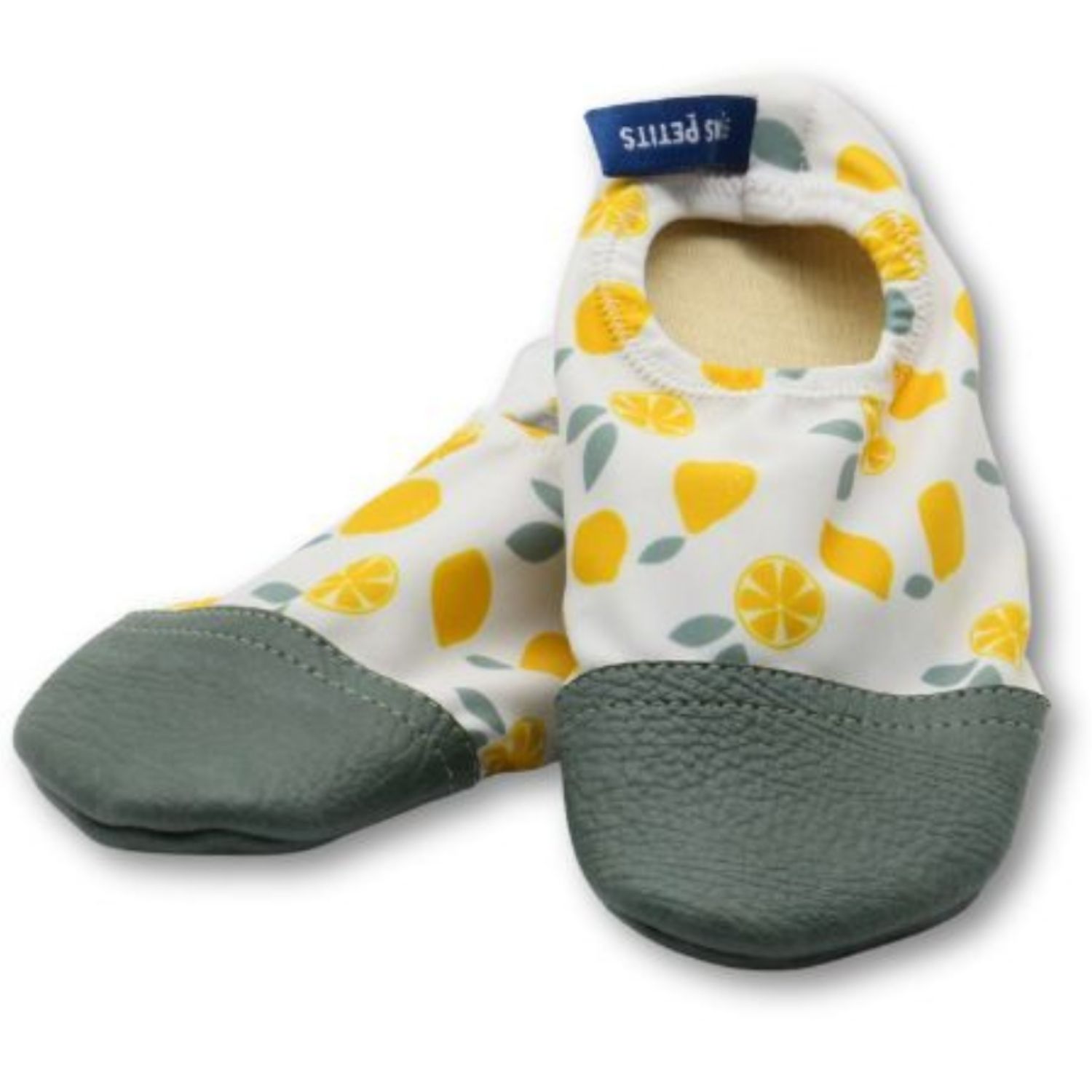 Les Pas Petits - Chaussons tout-terrain Les Petits Citrons Jaunes (pointures 18-20)
