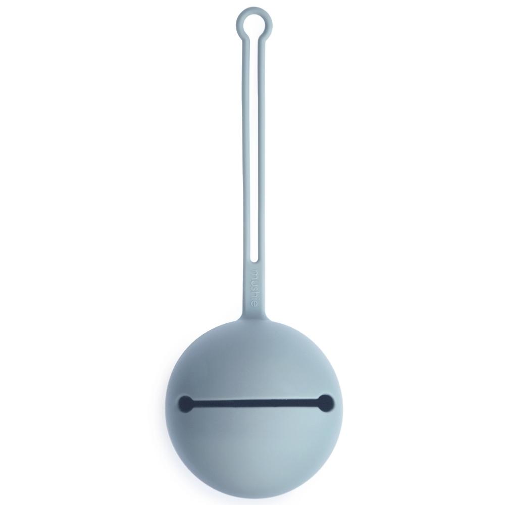 Mushie - Range sucette en silicone Powder blue