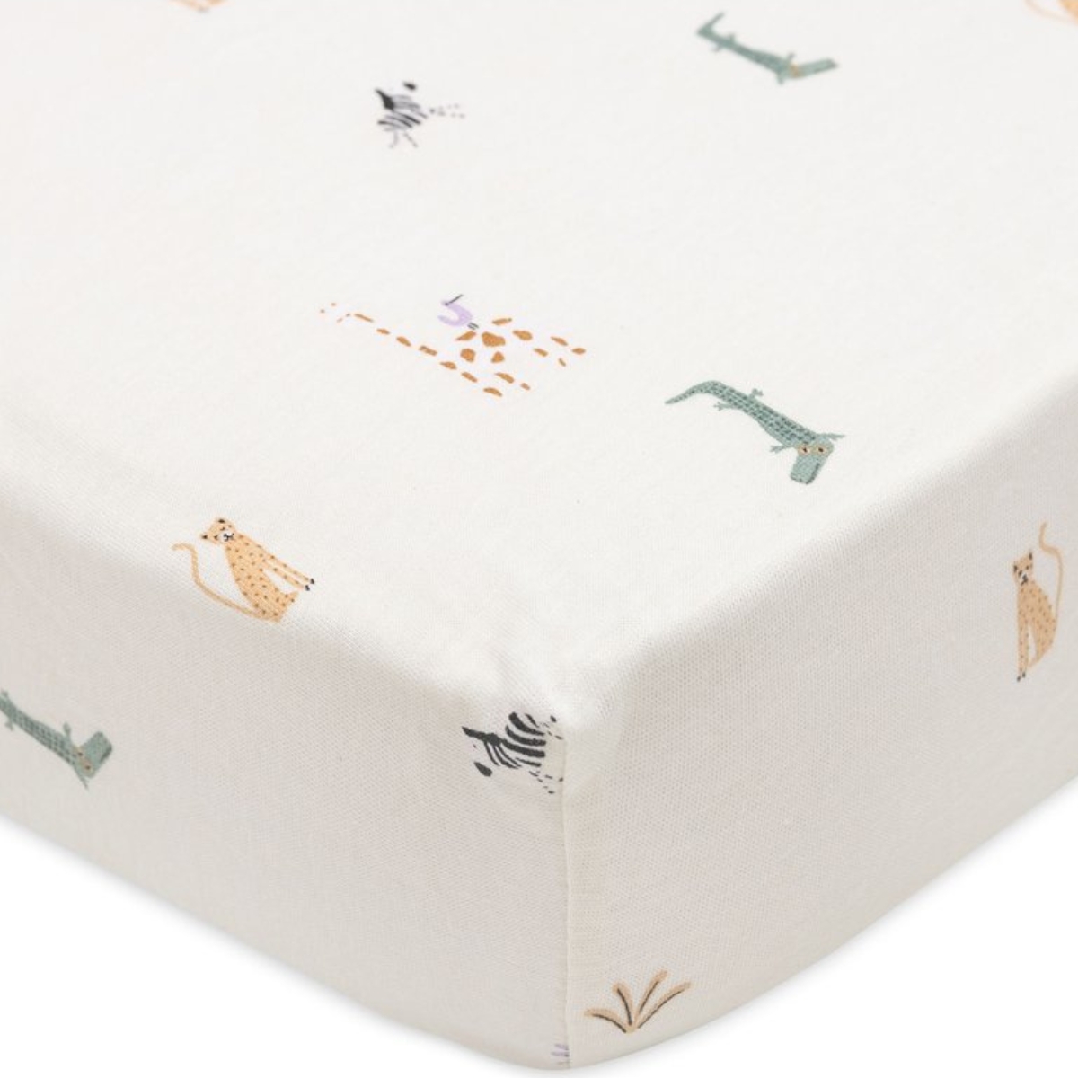 Drap housse en jersey Jungle Jambo (40 x 80 cm) (Jollein) - Image 3
