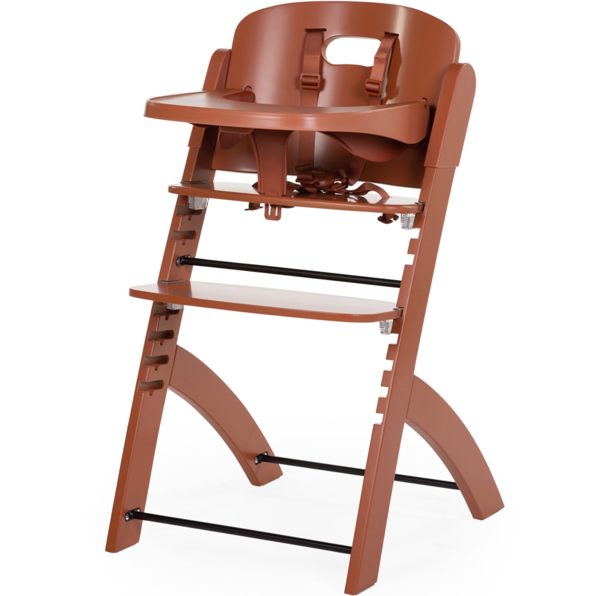 Chaise haute bébé évolutive Evosit rouille (Childhome) - Image 1