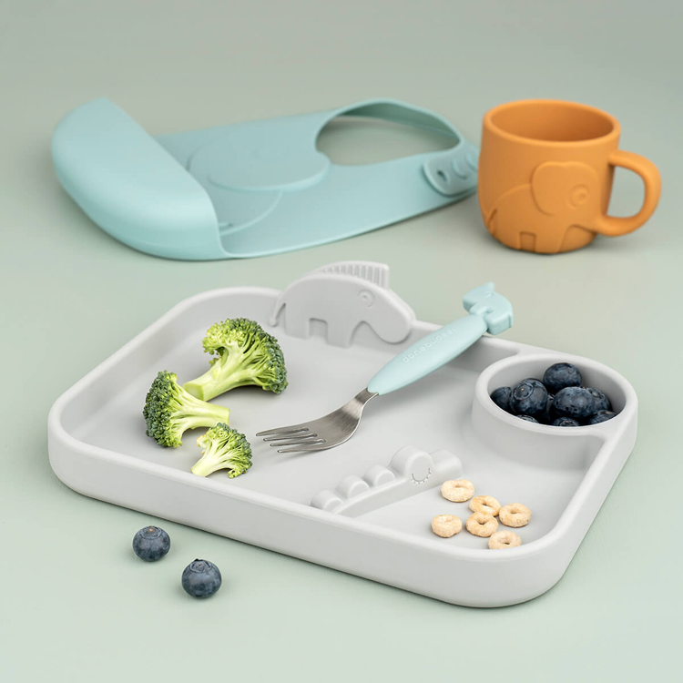 Set de 3 couverts Easy-grip Deer friends Bleu (Done by deer) - Image 2