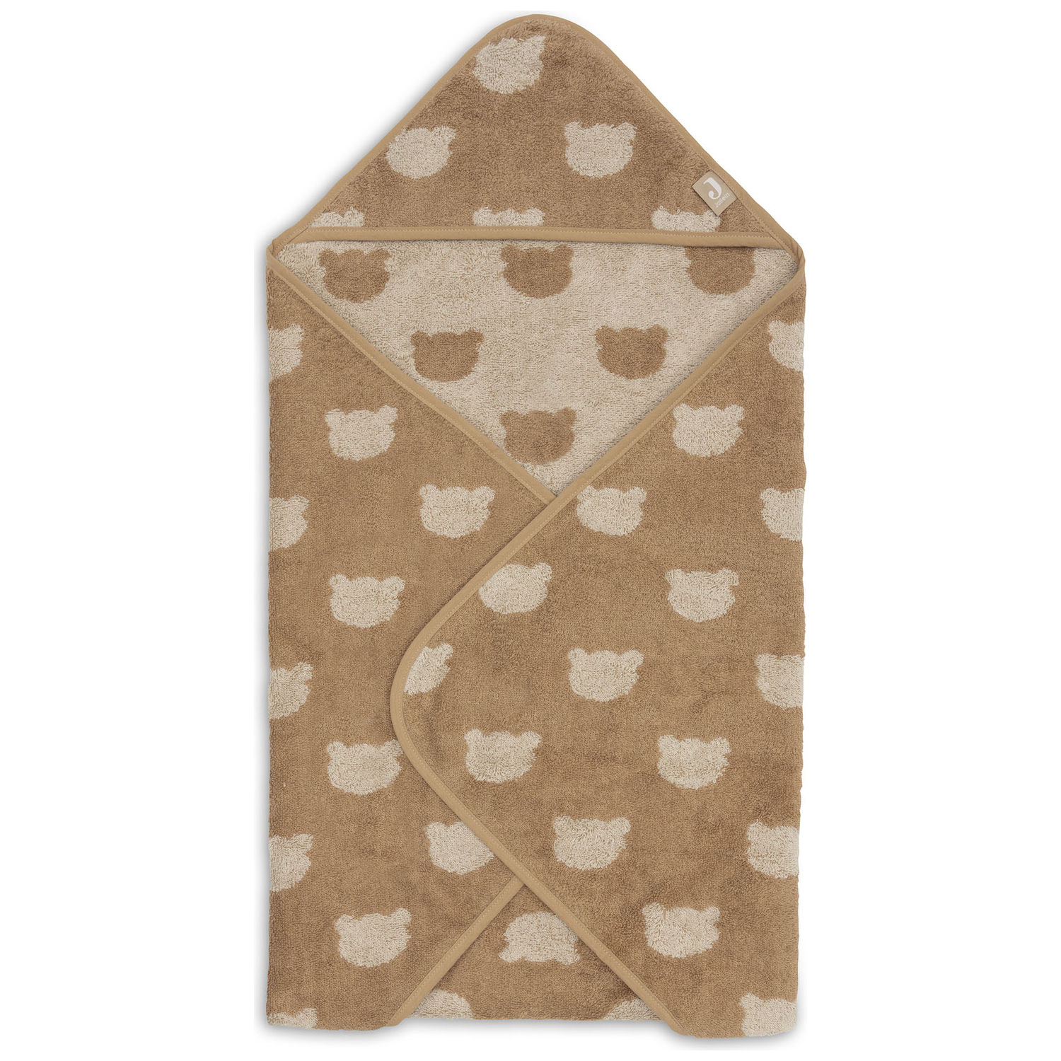 Jollein - Cape de bain en éponge Teddy Bear (75 x 75 cm)