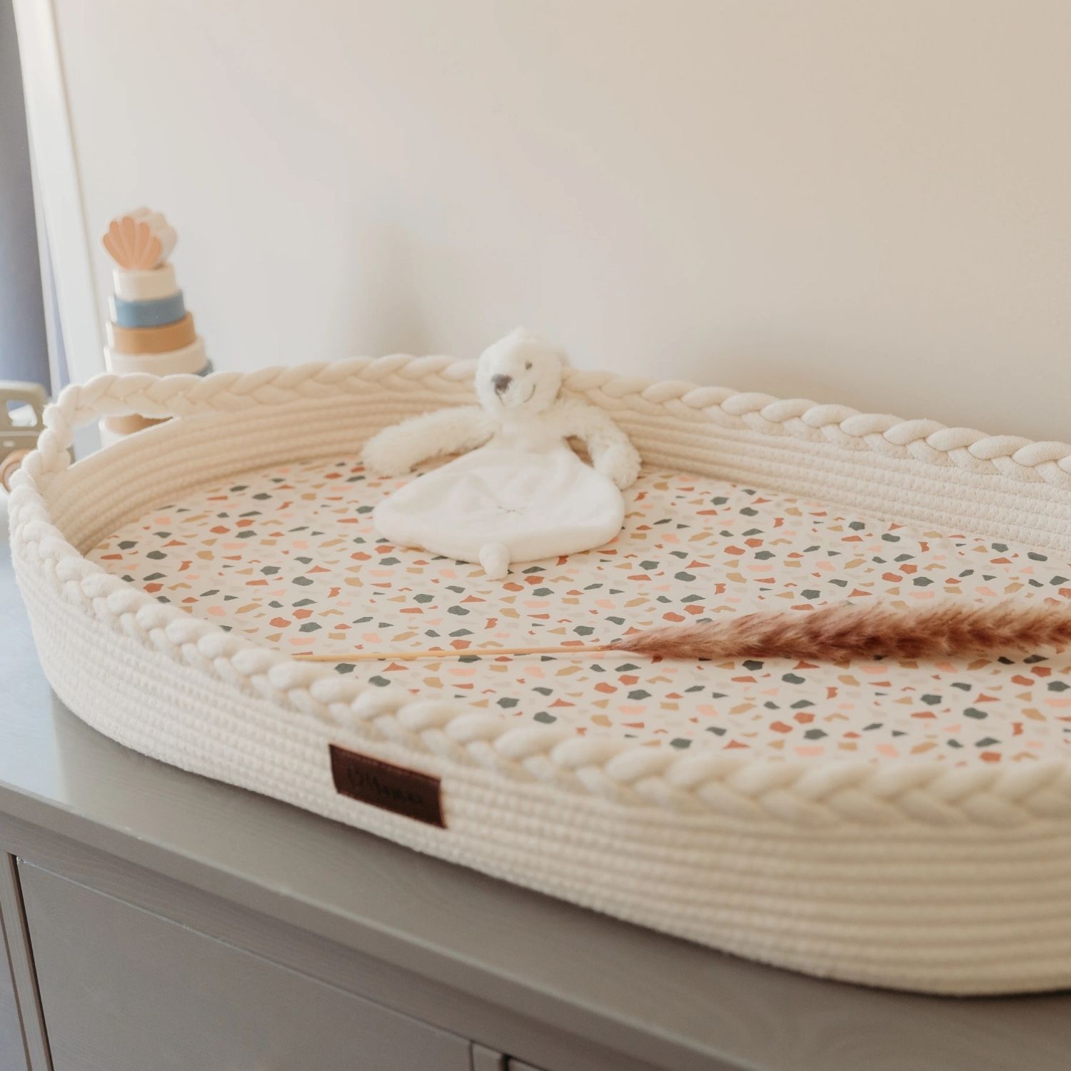 Lot de 3 housses de matelas à langer Rosetta (40 x 80 cm) (Yunioo) - Image 3