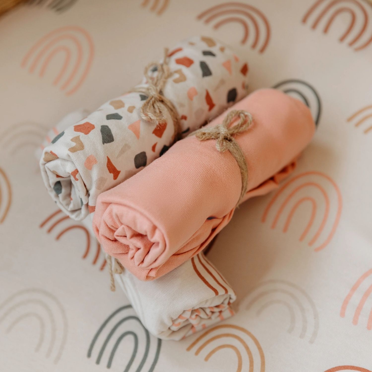 Lot de 3 housses de matelas à langer Rosetta (40 x 80 cm) (Yunioo) - Image 4