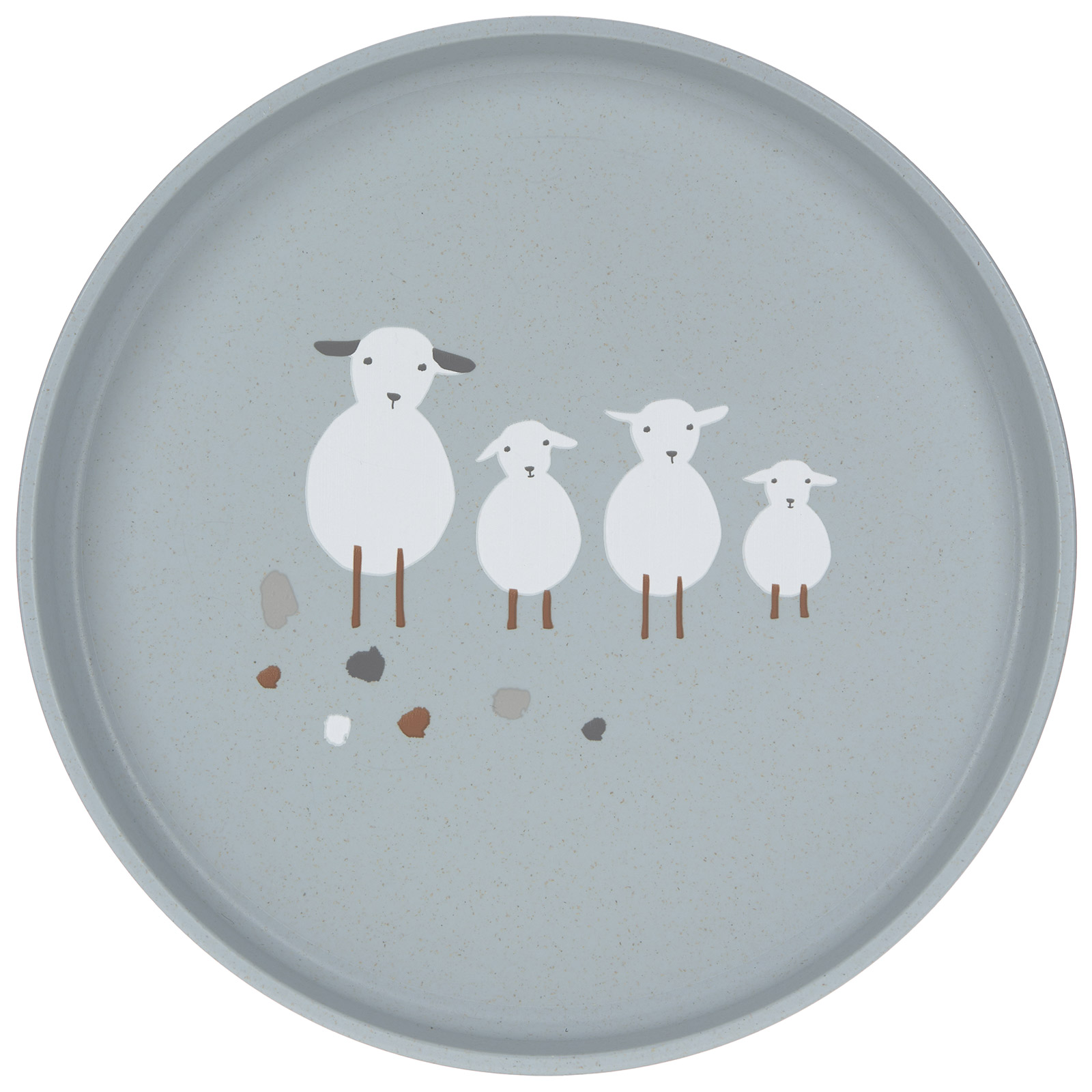 Assiette plate Tiny Farmer mouton et oie bleue (Lassig) - Image 6