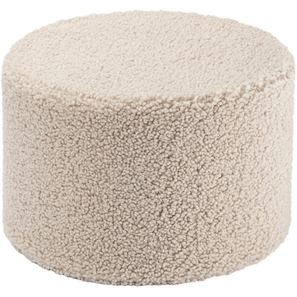 Wigiwama - Pouf Biscuit molletonné