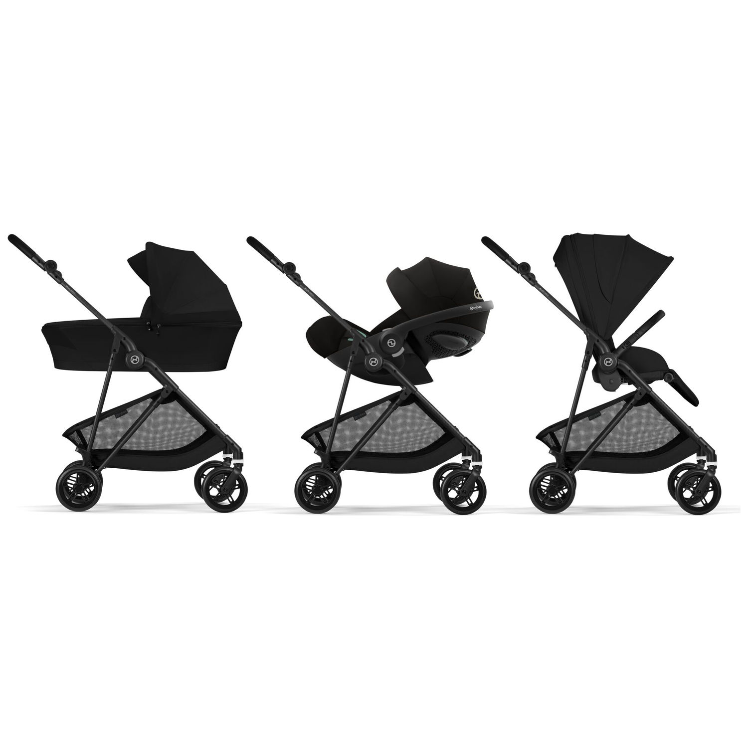 Poussette Citadine Ultra Légère Melio Carbon 2026 Magic Black (Cybex) - Image 6