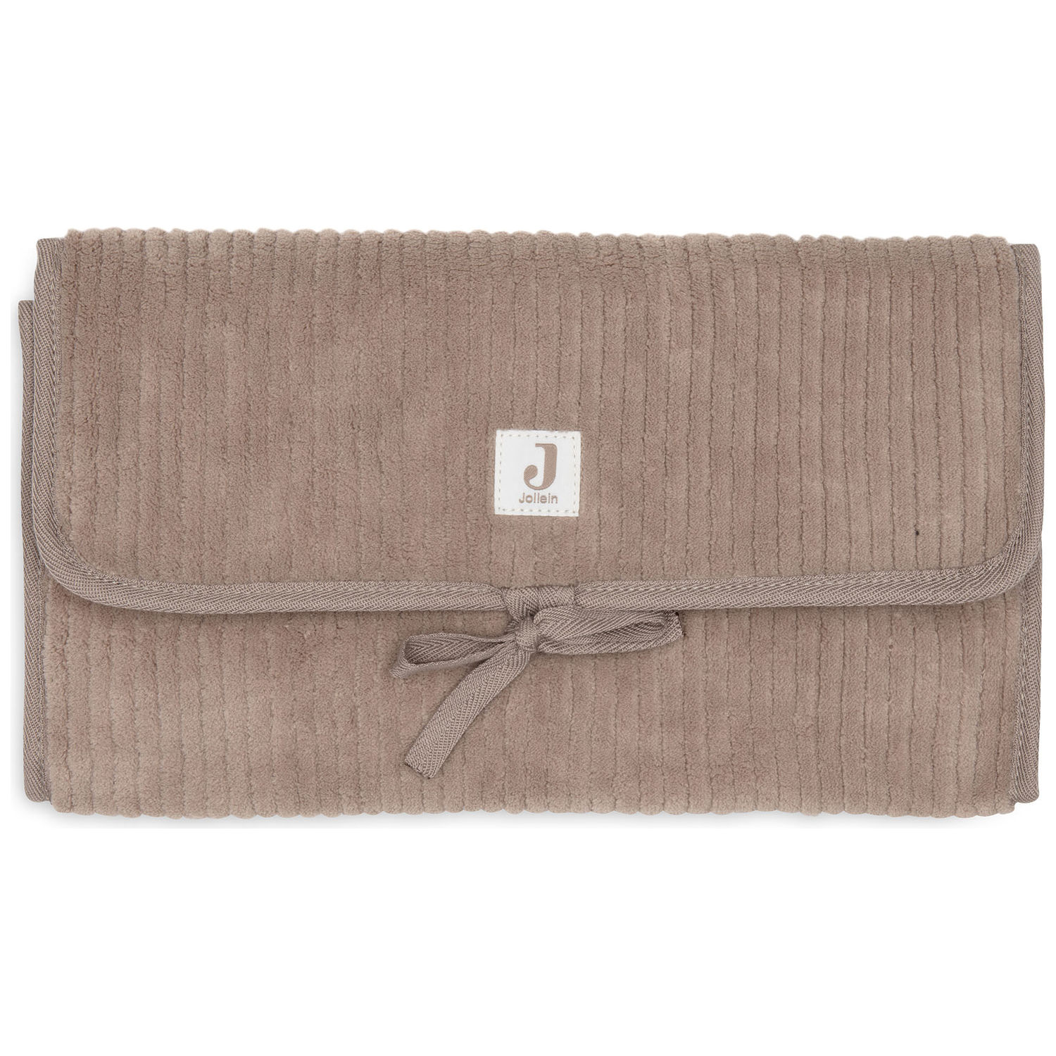 Jollein - Tapis à langer nomade Cloudy Rib Milky Coffee