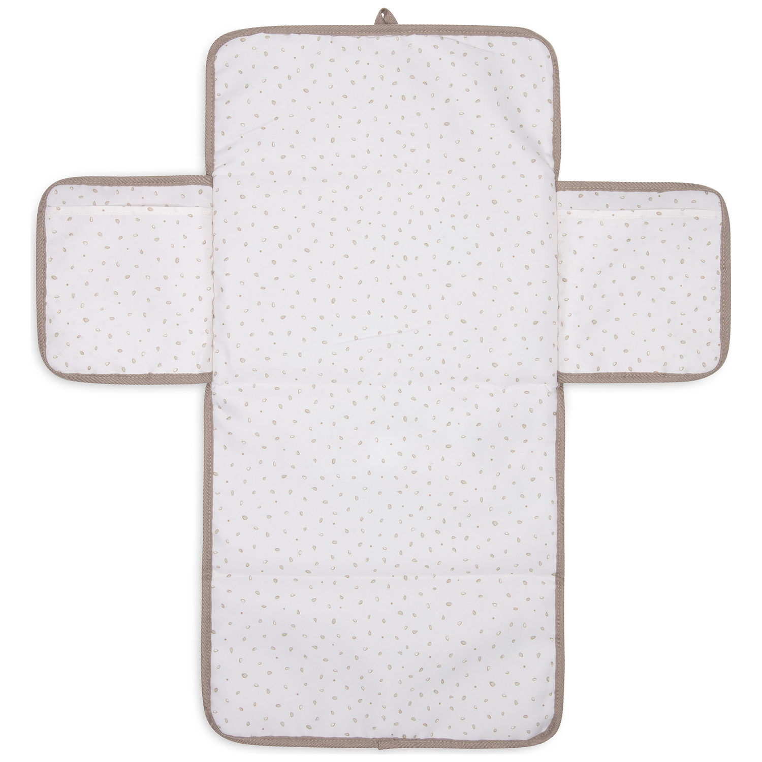 Tapis à langer nomade Cloudy Rib Milky Coffee (Jollein) - Image 4