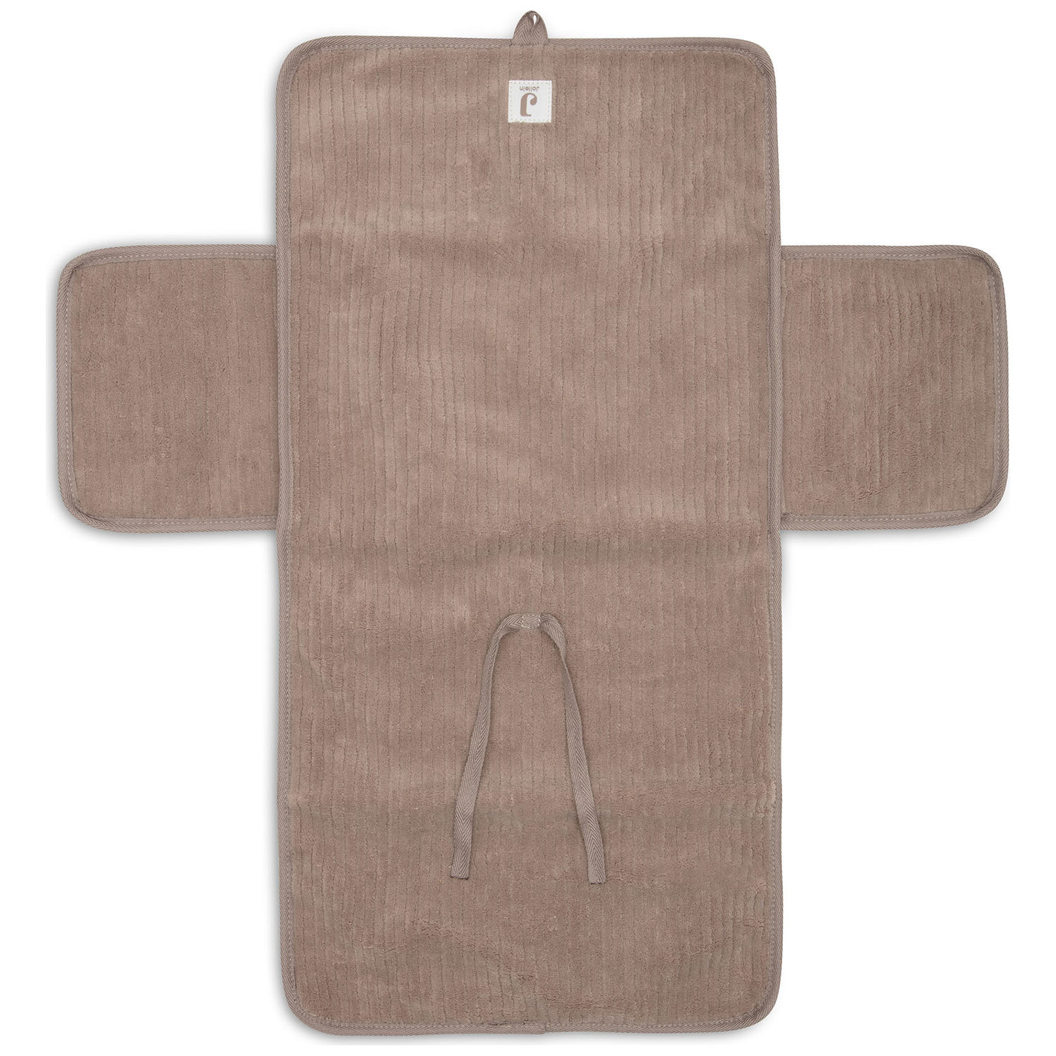 Tapis à langer nomade Cloudy Rib Milky Coffee (Jollein) - Image 5