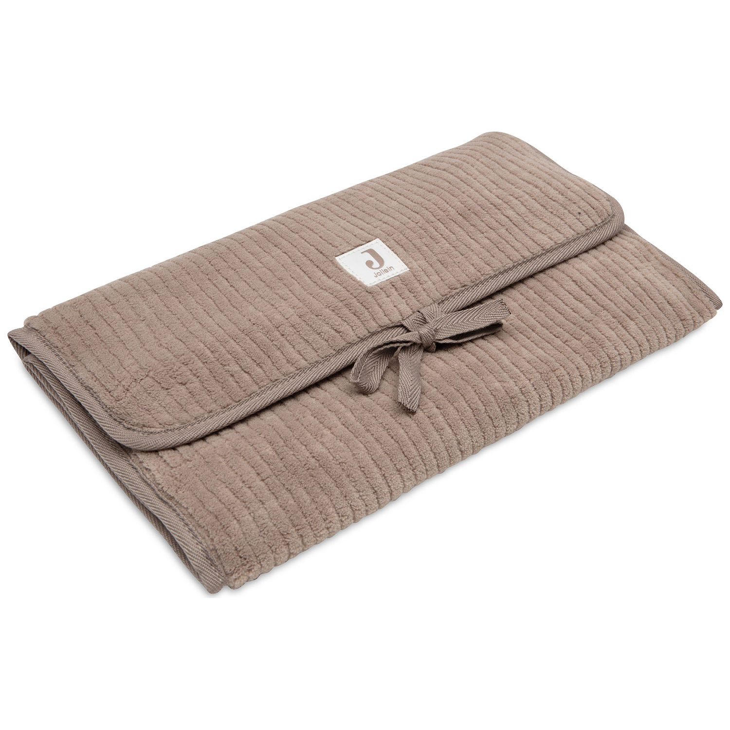 Tapis à langer nomade Cloudy Rib Milky Coffee (Jollein) - Image 6