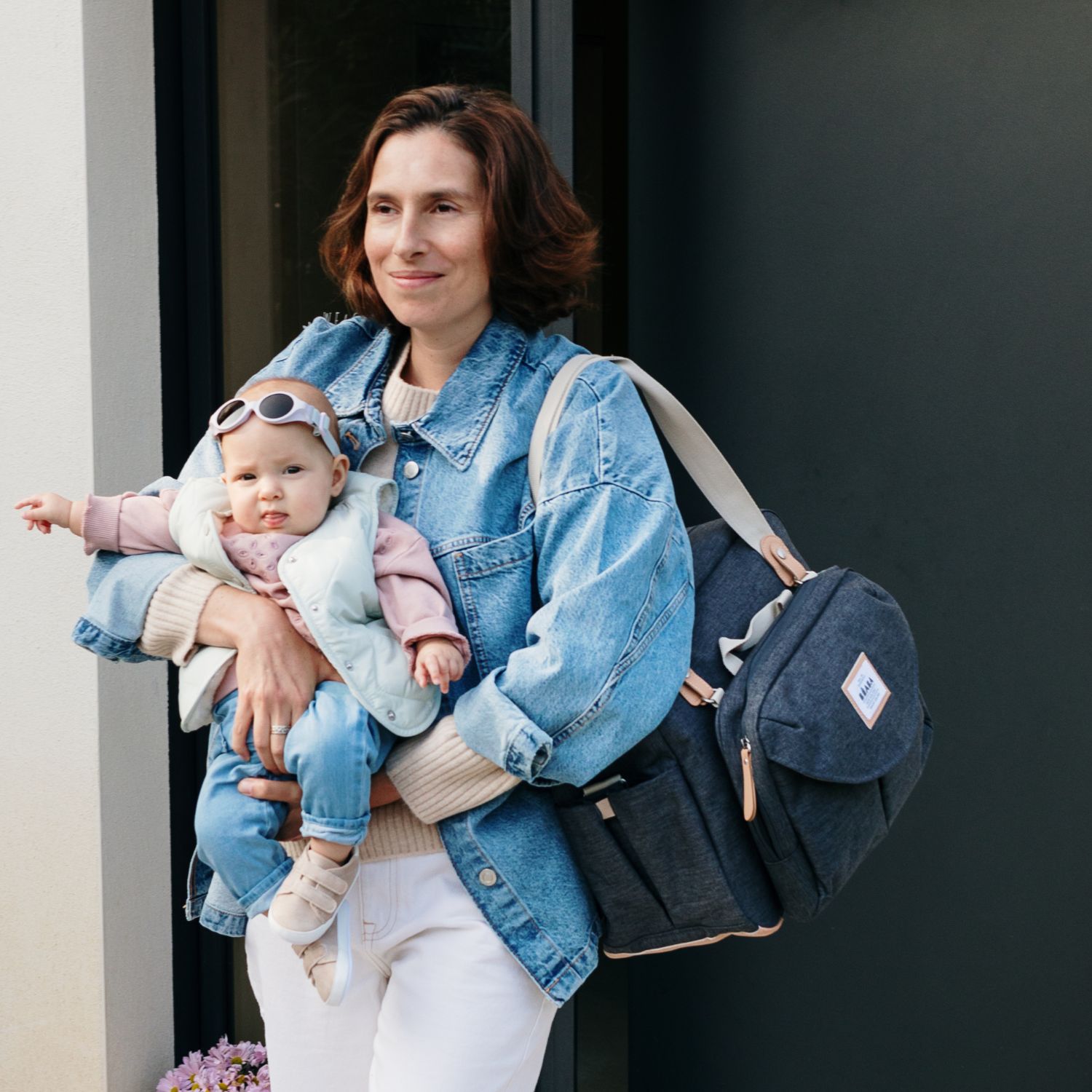 Sac à langer Genève II gris chiné foncé (Béaba) - Image 4