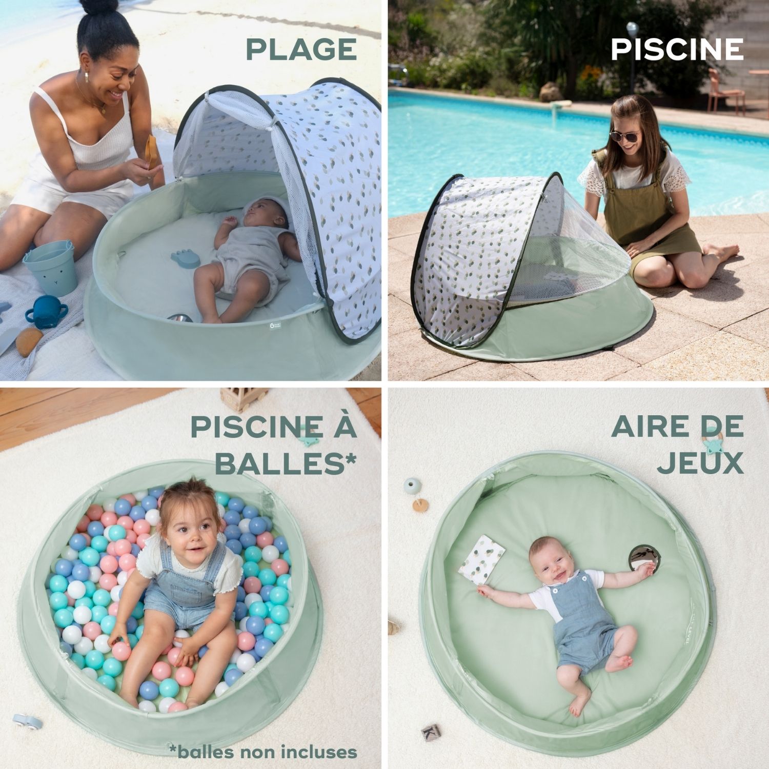 Parc de jeux et tente anti-UV Aquani Provence (Babymoov) - Image 7