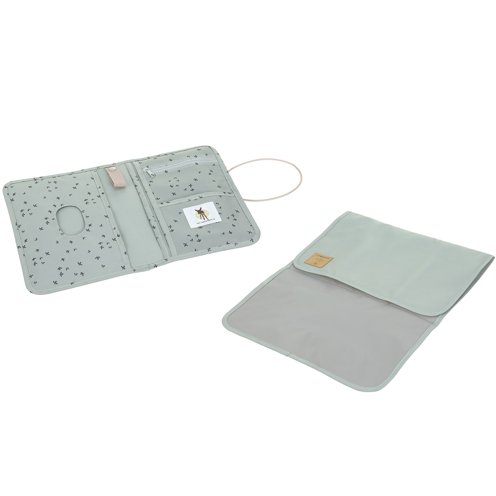 Pochette de change Casual menthe florale (Lassig) - Image 3