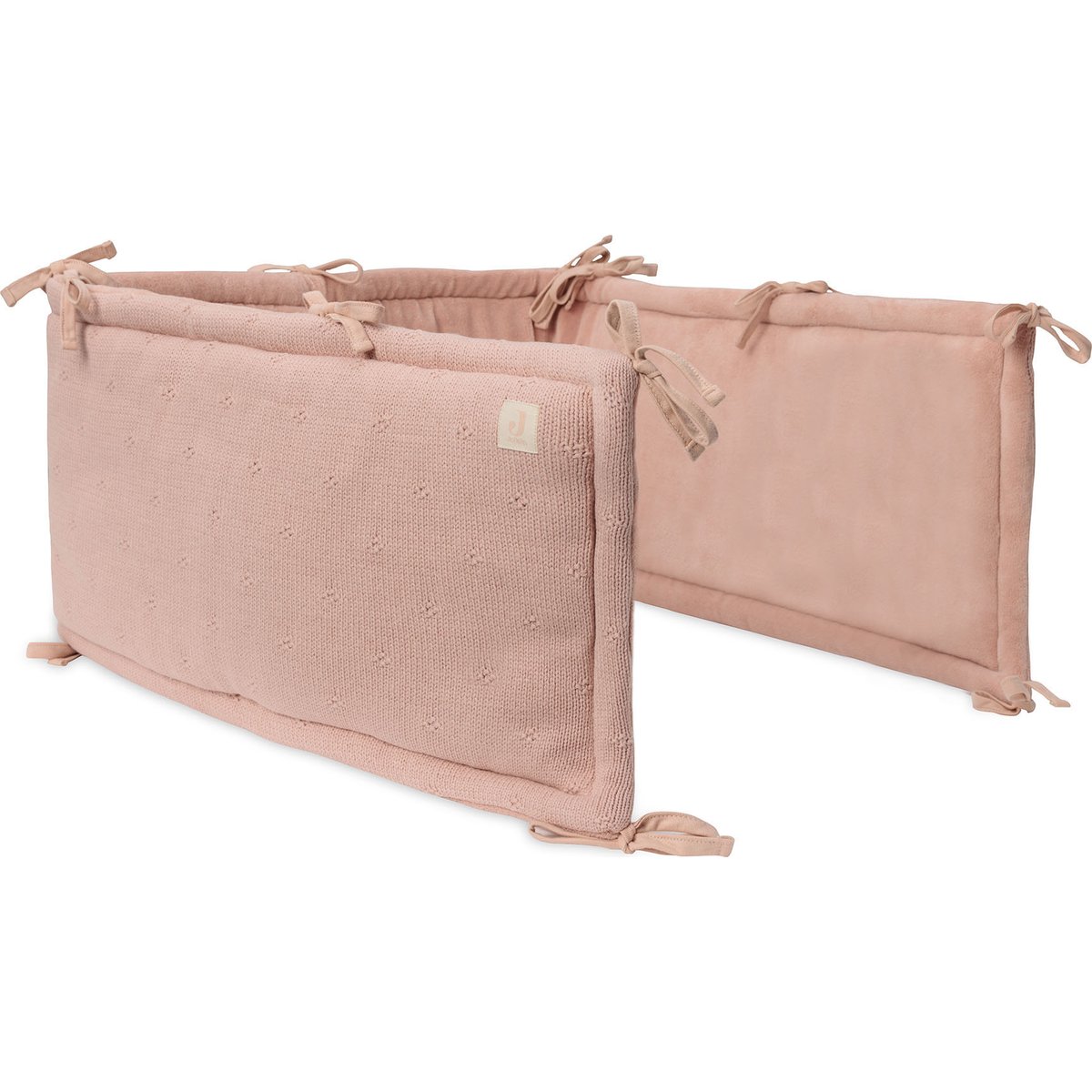 Jollein - Tour de lit Cosy Knit Wild Rose (pour lits 60 x 120 ou 70 x 140 cm)