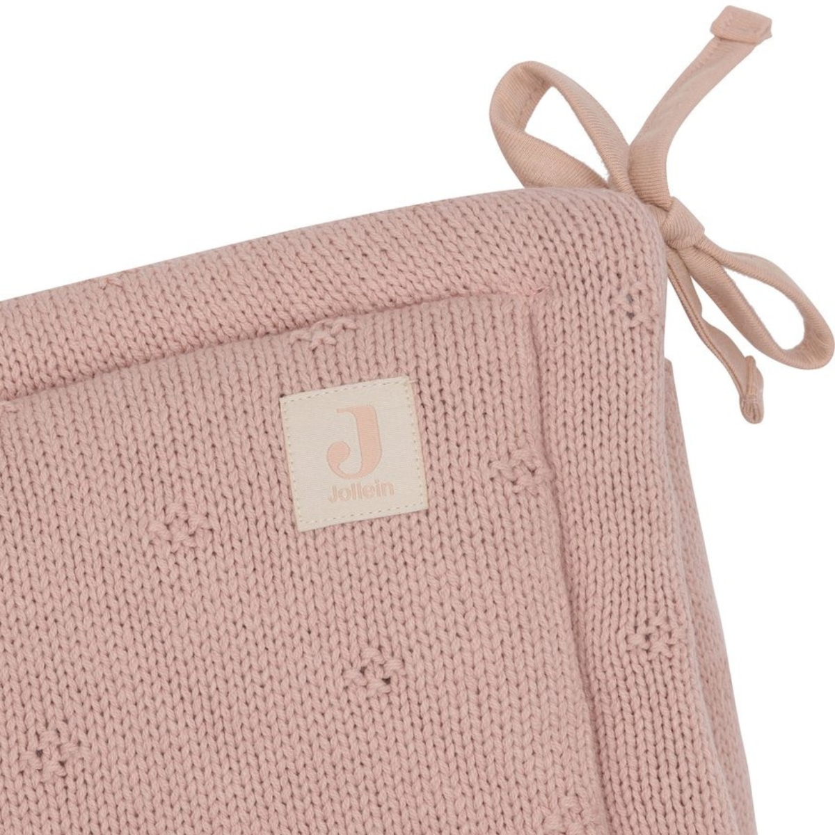 Tour de lit Cosy Knit Wild Rose (pour lits 60 x 120 ou 70 x 140 cm) (Jollein) - Image 4