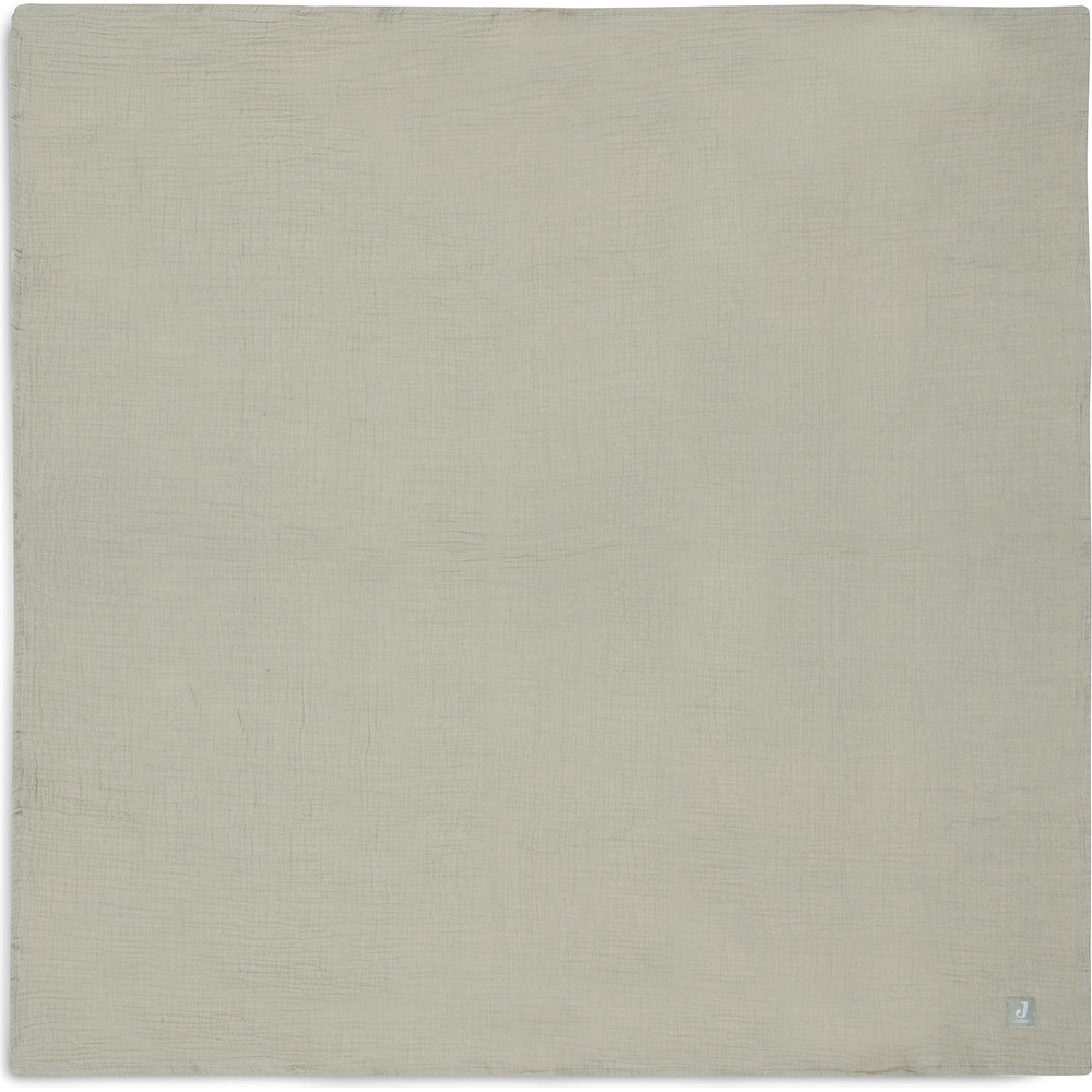 Lot de 2 maxi-langes en coton Olive Green-Ivory (115 x 115 cm) (Jollein) - Image 4