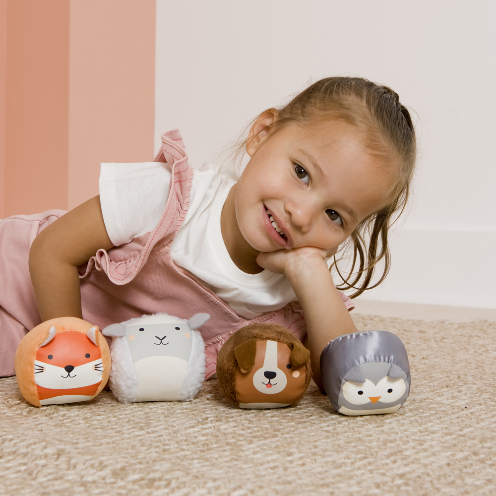 Lot de 4 balles doudous Forêt Doodballs (Little Big Friends) - Image 3