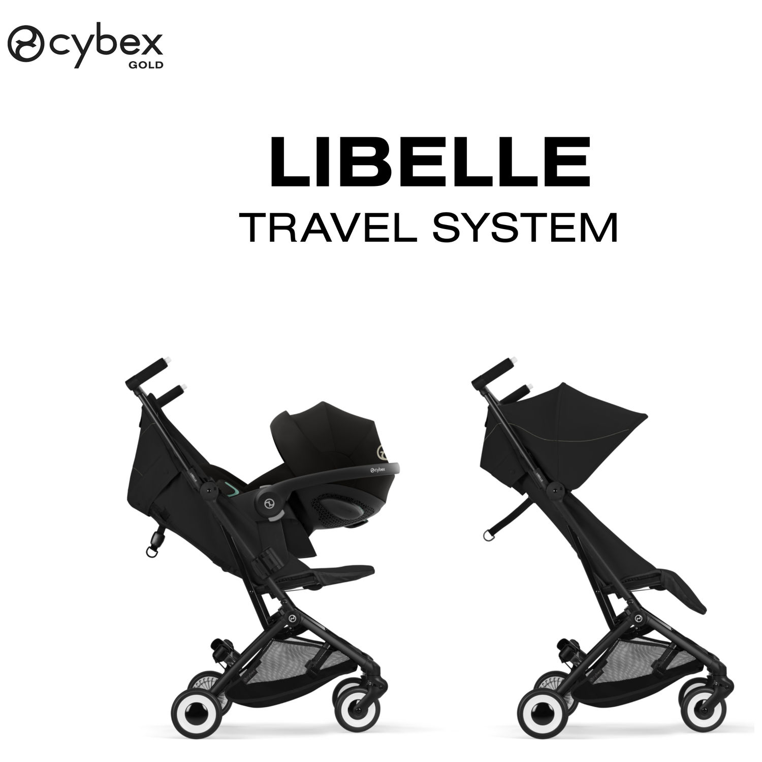 Poussette Ultra Compacte Libelle 2026 châssis Black Magic Black (Cybex) - Image 5