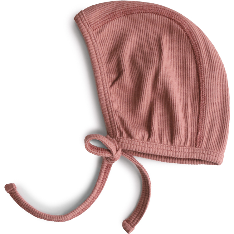 Bonnet de naissance à nouer Cedar (Mushie) - Image 1