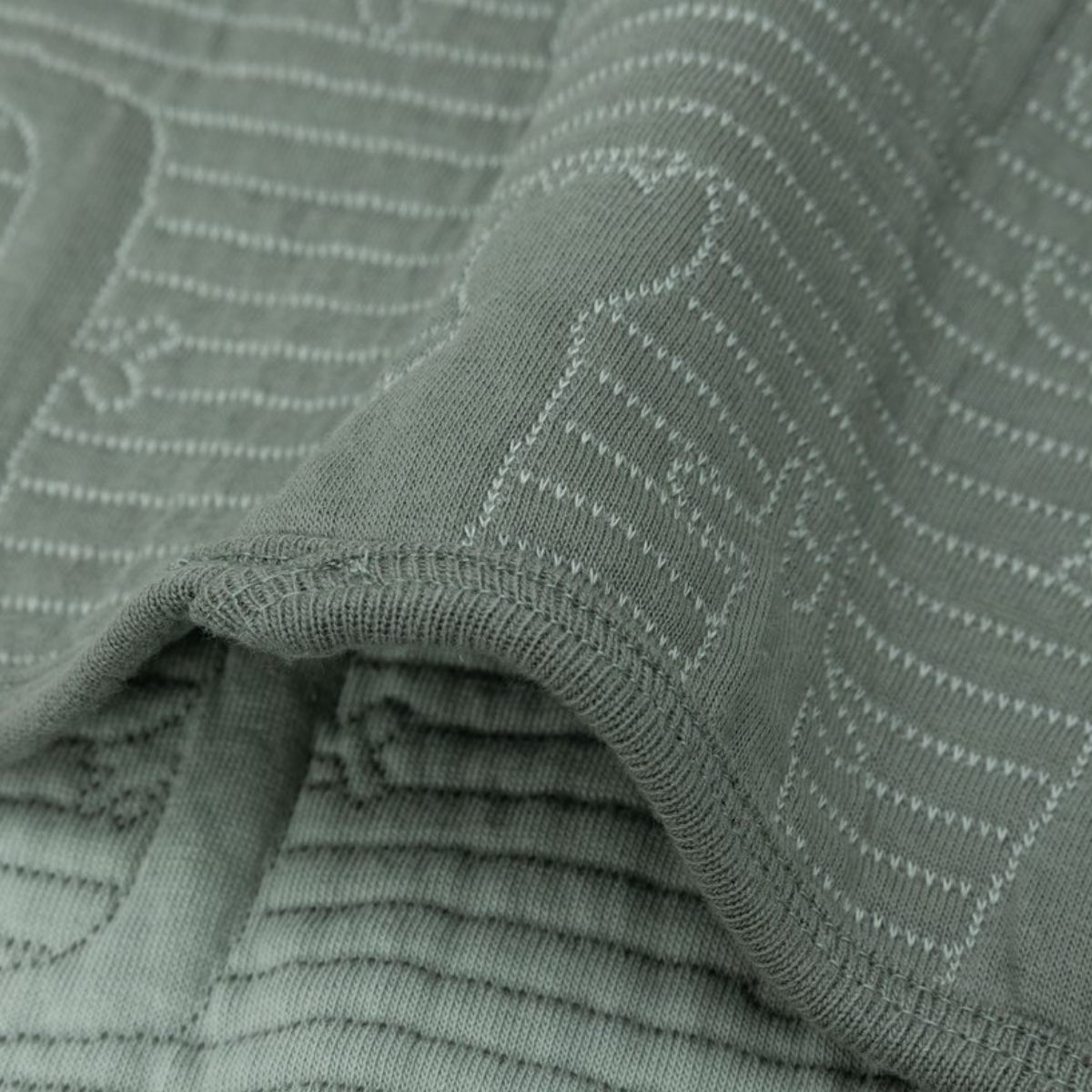 Couverture en coton Jungle Jambo Ash Green-Laurel (75 x 100 cm) (Jollein) - Image 6