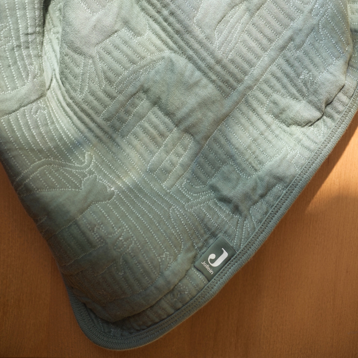Couverture en coton Jungle Jambo Ash Green-Laurel (75 x 100 cm) (Jollein) - Image 2