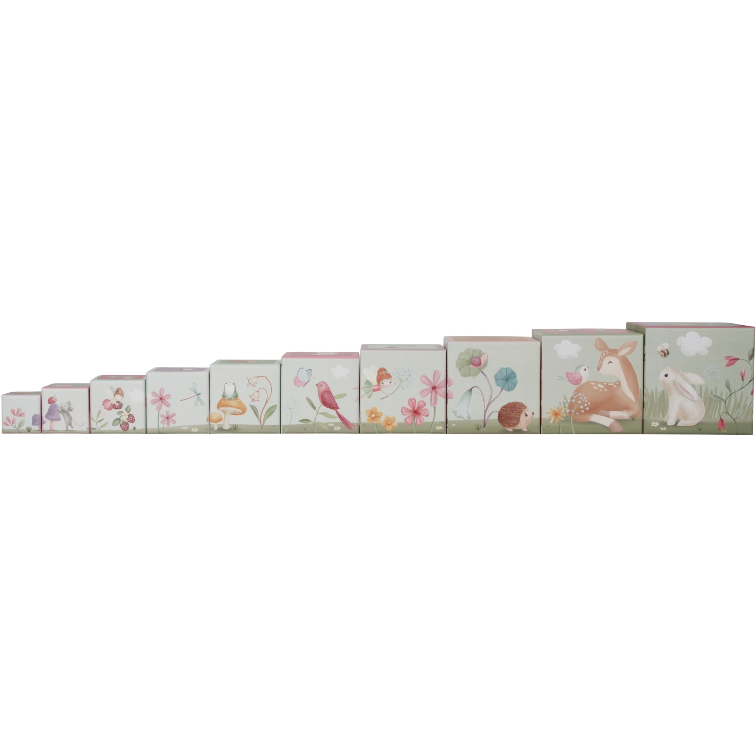 Cubes à empiler en carton FSC Fairy Garden (Little Dutch) - Image 8