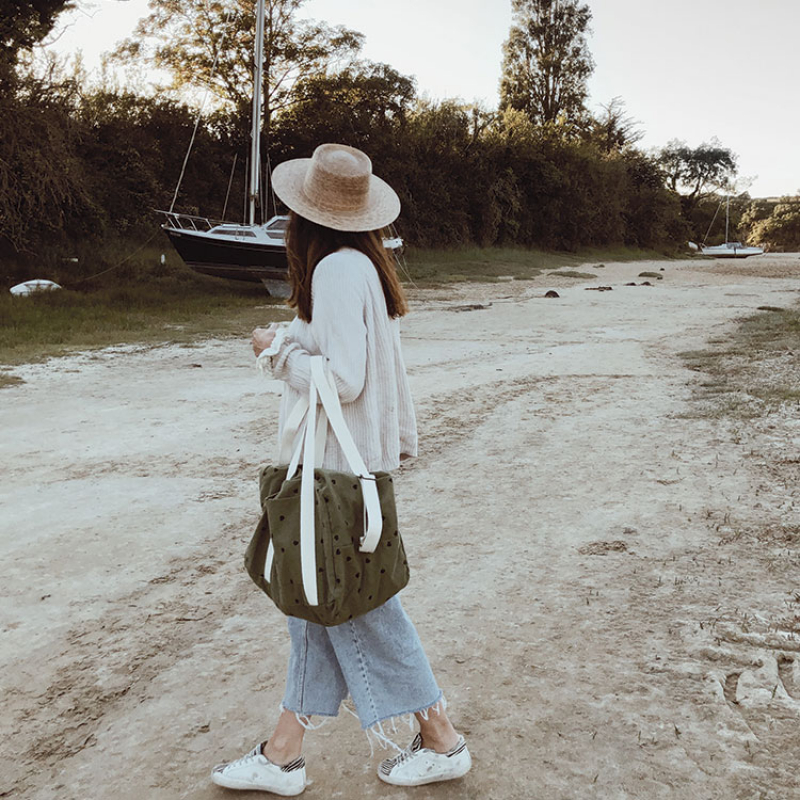 Sac à langer Raphaël kaki (Rose in April) - Image 4