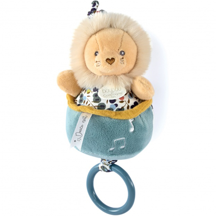 Peluche musicale Lion Boh'aime (20 cm) (Doudou Et Compagnie) - Image 2