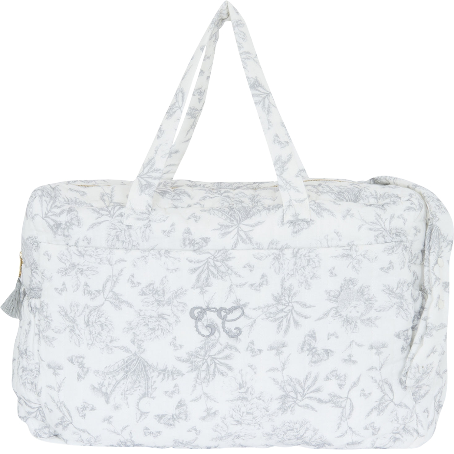 Tartine et Chocolat - Sac à langer Toile de Jouy gris